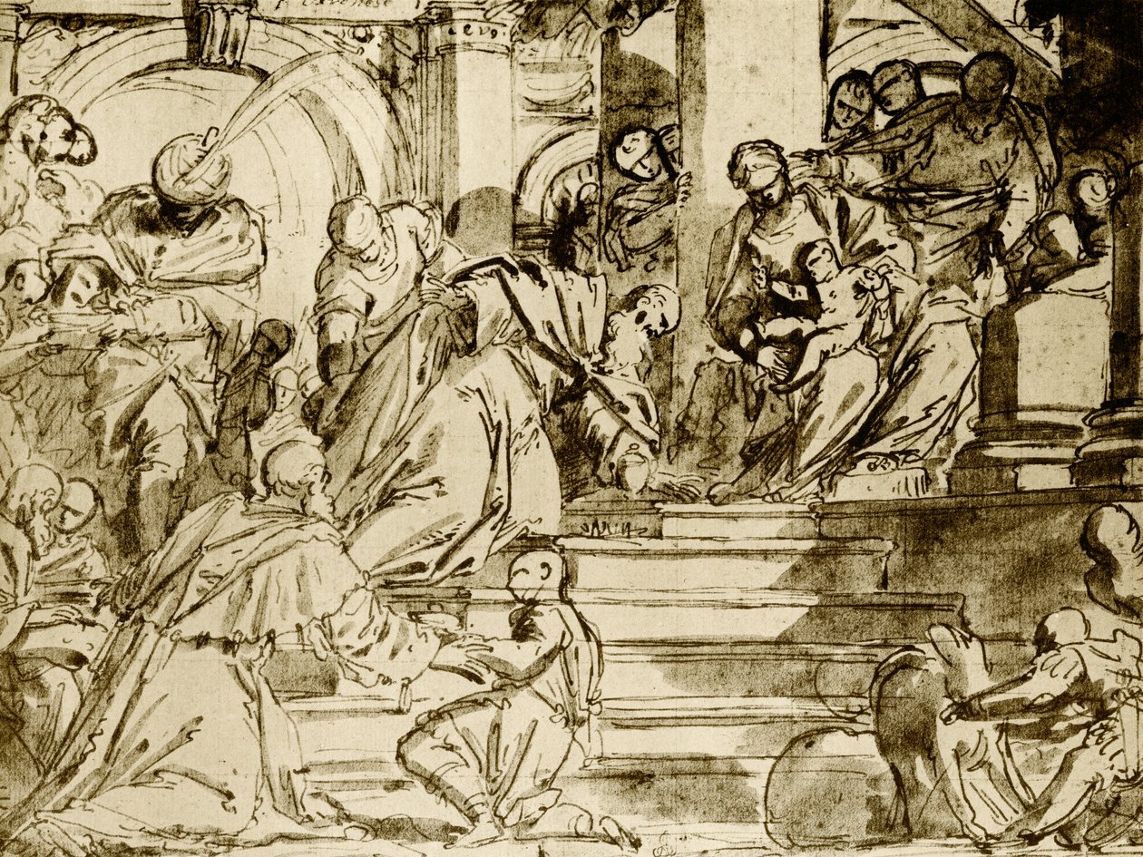 Klanění tří králů od Paolo Veronese