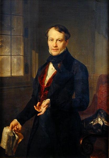 Portrét Aarona Vaila (1796-1878) kolem roku 1845 (pár viz 149723) od Vicente Lopez y Portana