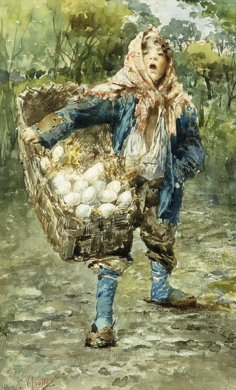 Mladý prodavač vajec od Vicenzo Irolli
