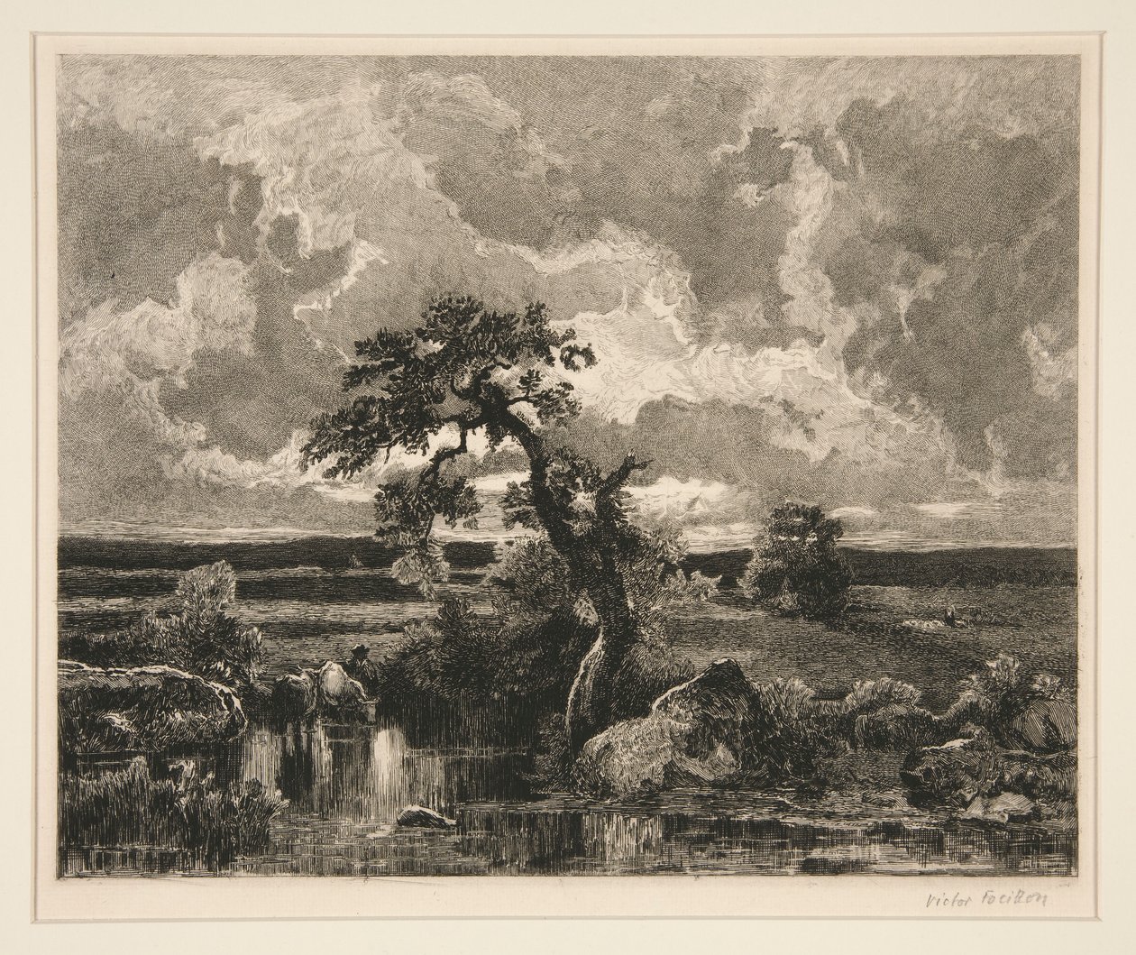 Západ slunce od Victor Louis Focillon