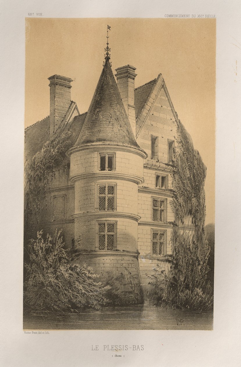 ...pl. 68, Le Plessis-Bas Aisne, 1860. od Victor Petit