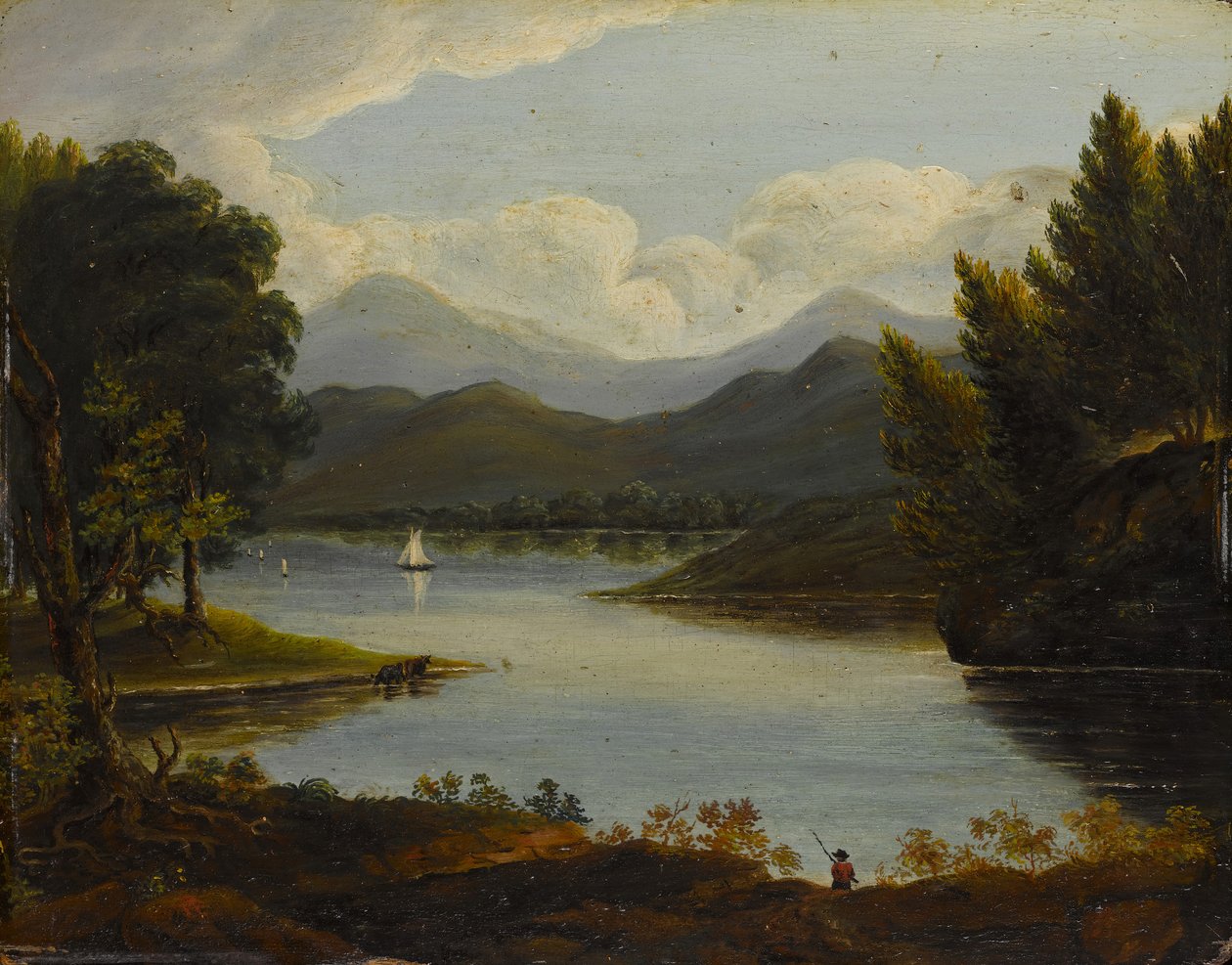 Hudson River Scéna, 1830-50. od Victor de Grai