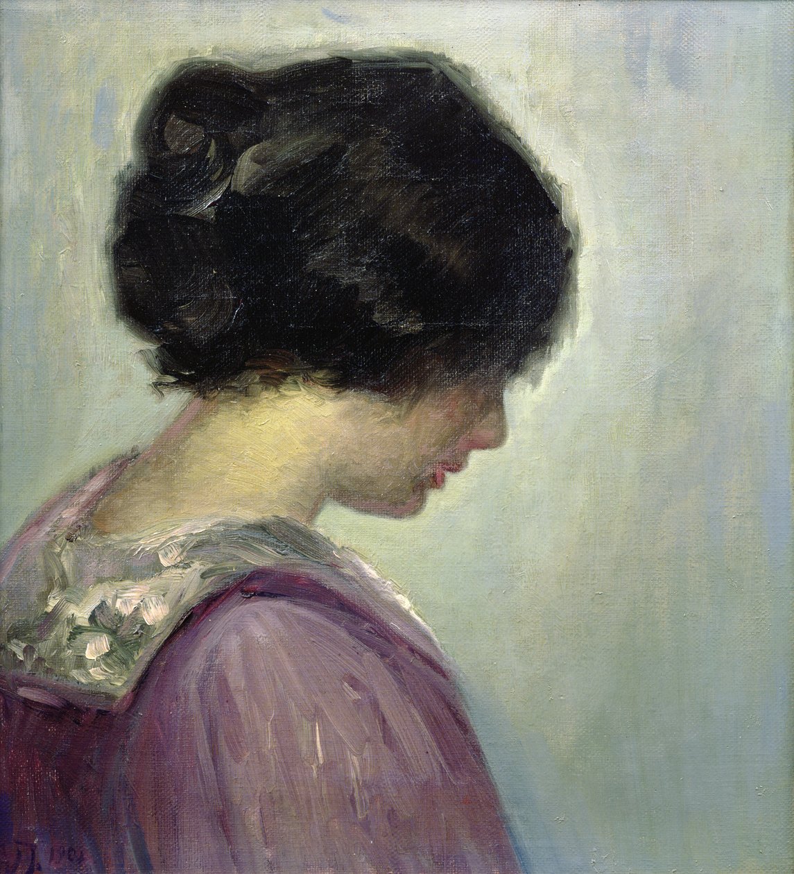 Portrét dámy od Viggo Johansen