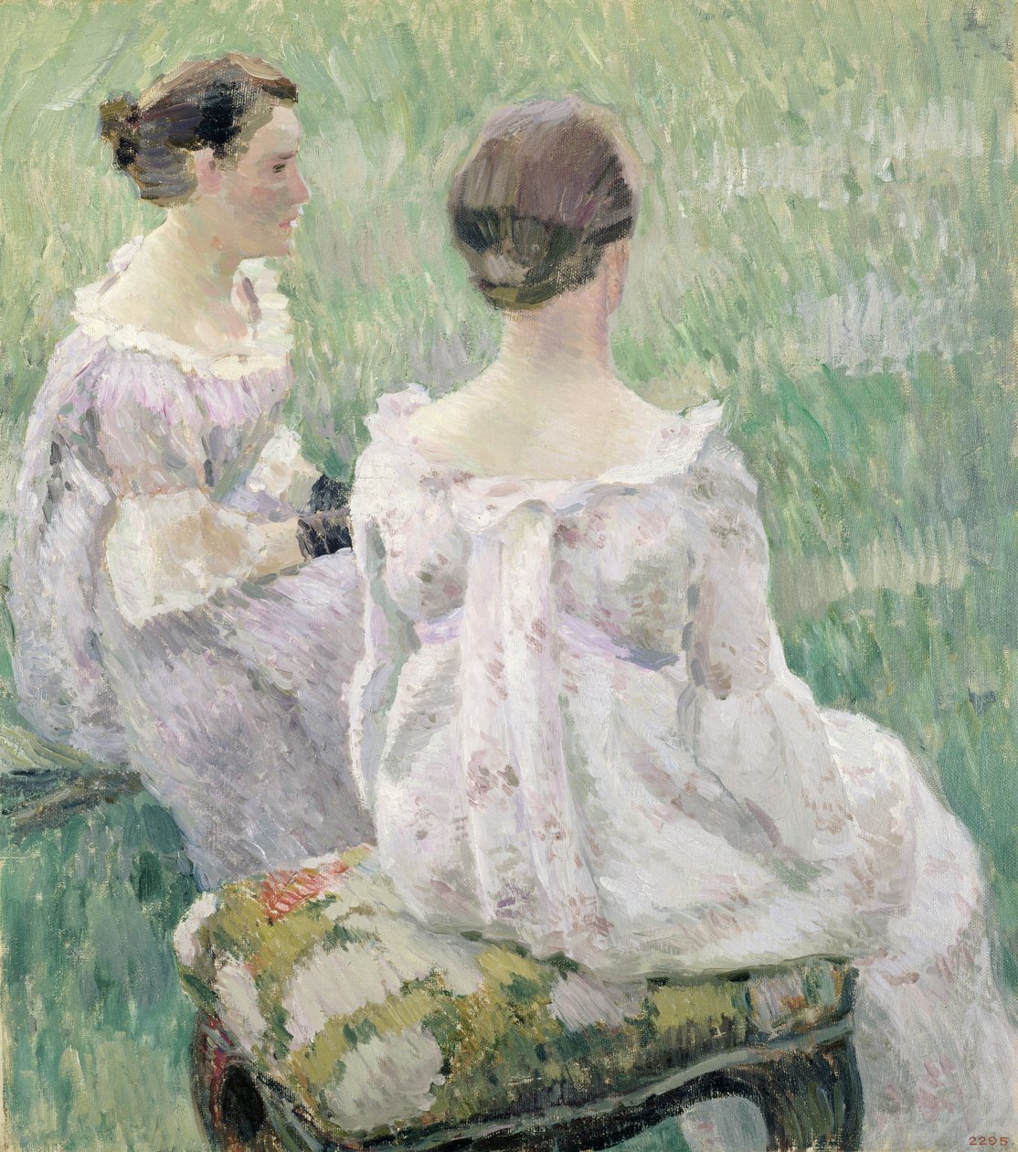 Dvě sedící ženy, 1899 od Viktor Elpidiforovich Borisov Musatov