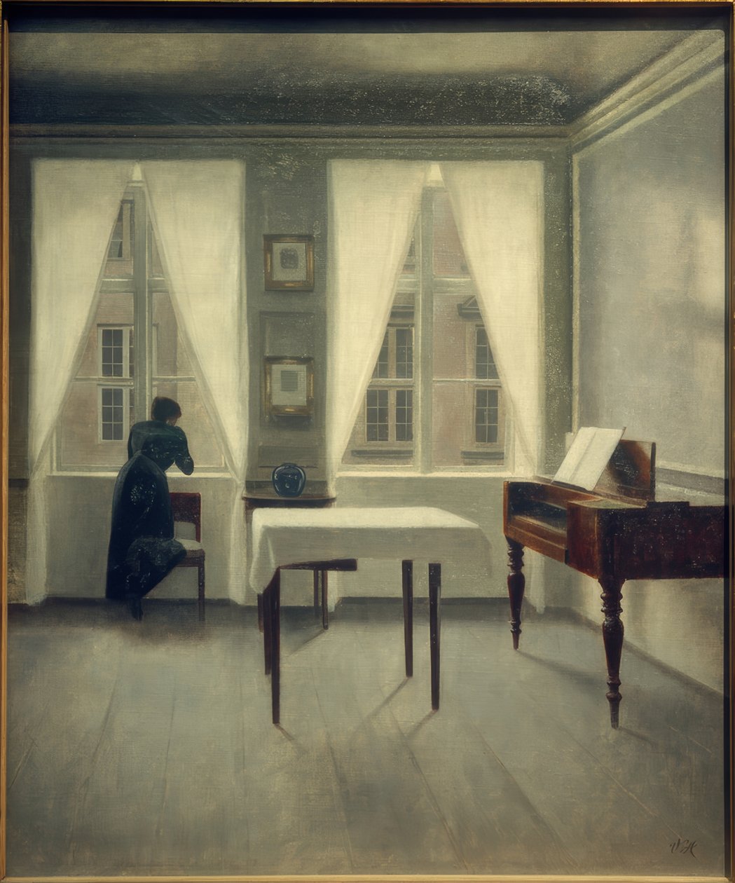 Interiér, Strandgade 30 od Vilhelm Hammershoi