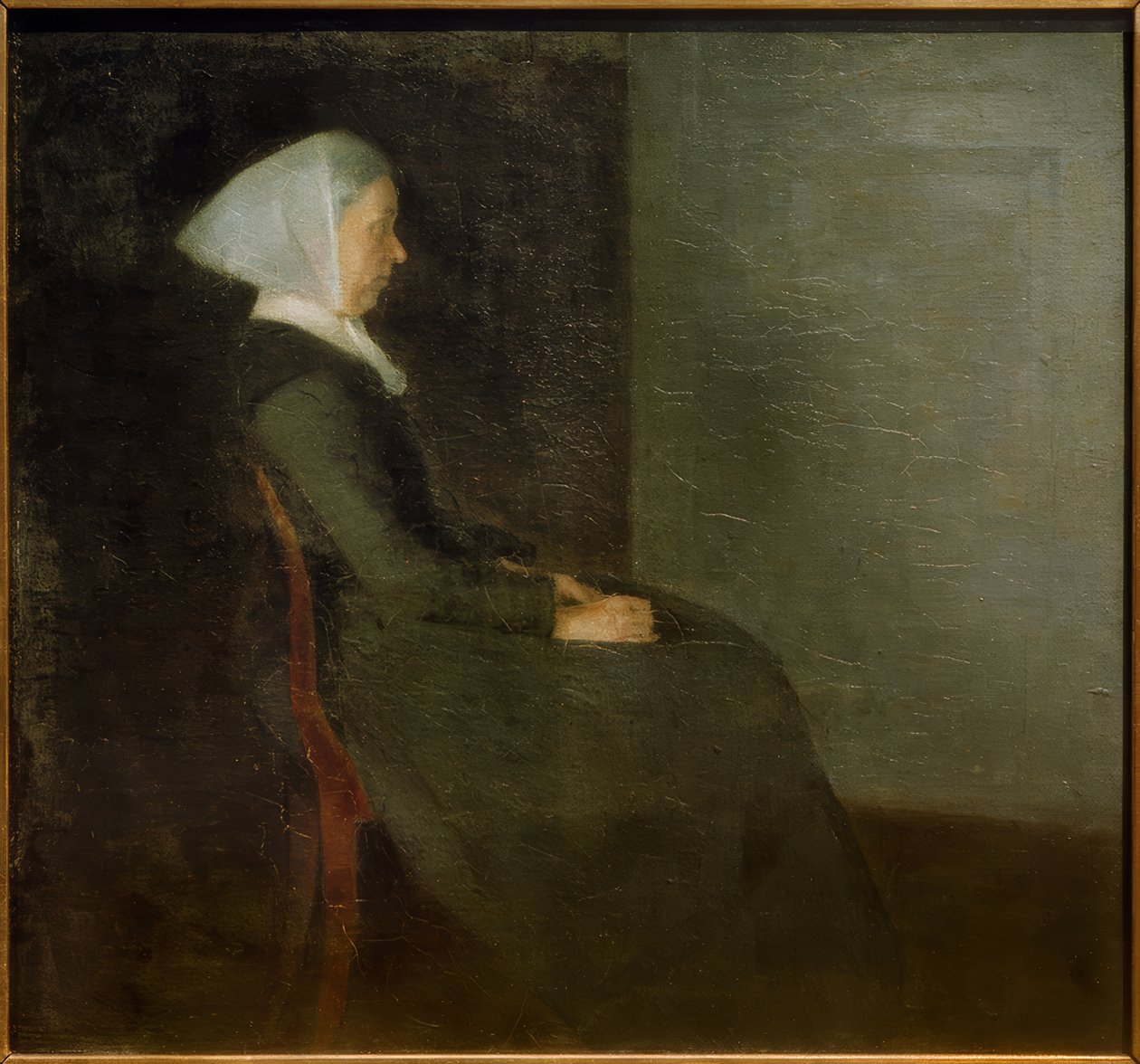Matka umělce od Vilhelm Hammershoi