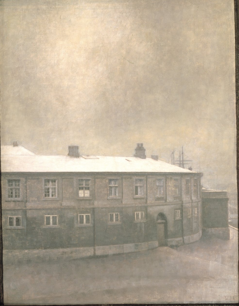 Křídlo paláce Christiansborg od Vilhelm Hammershøi