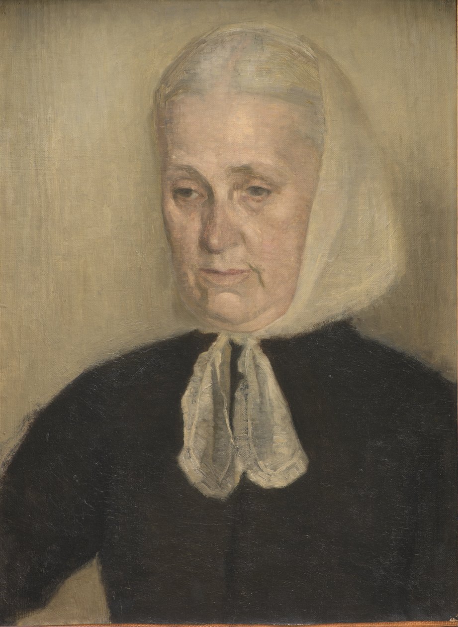 Frederikke Amalie Hammershøi, rozená Rentzmann, umělcova matka od Vilhelm Hammershøi