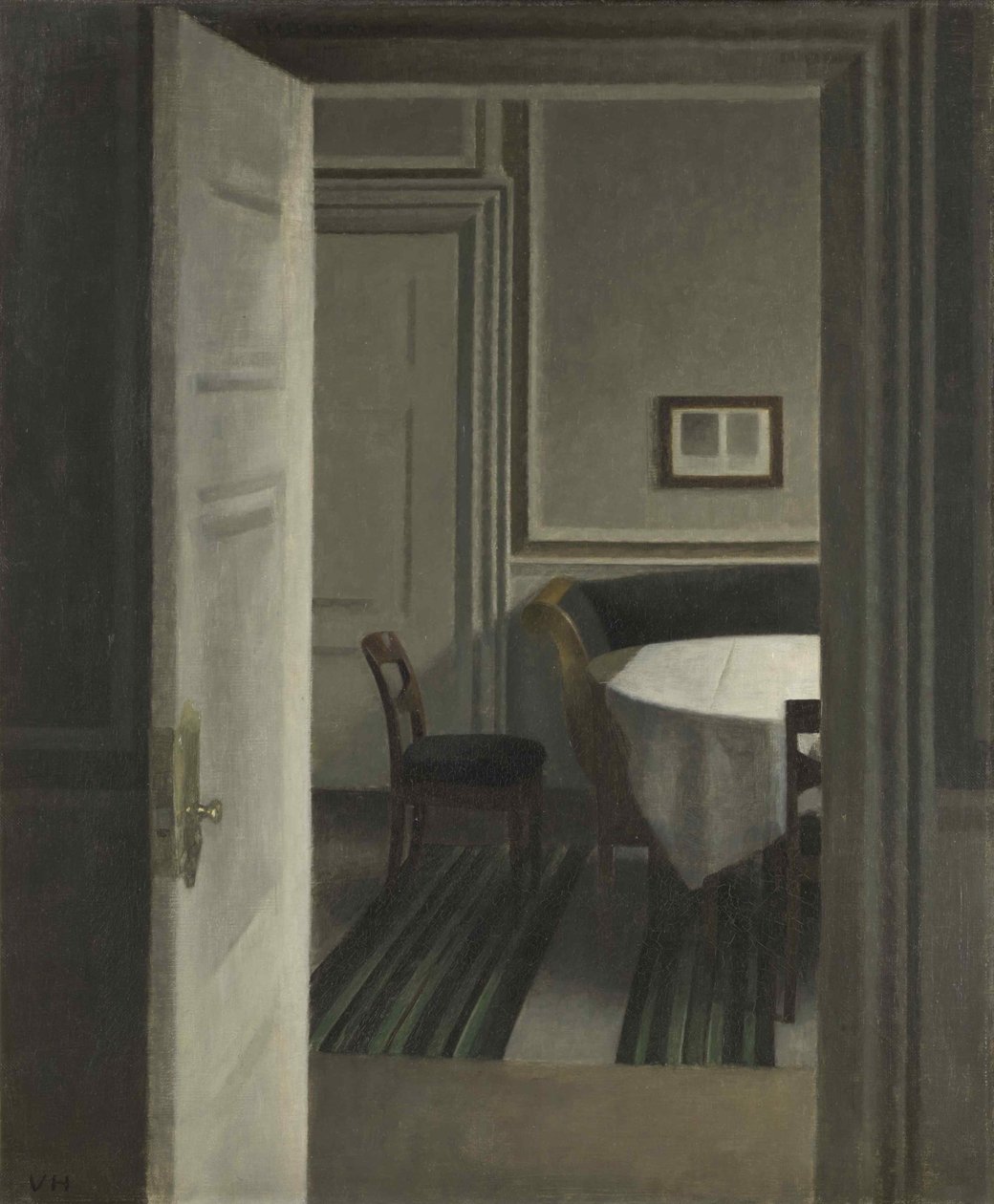 Interiér, Strandgade 30, 1904. od Vilhelm Hammershøi