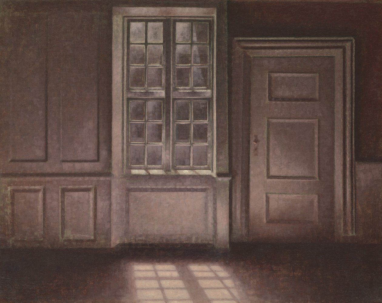 Moonlight, Strandgade 30, 1900-1906. od Vilhelm Hammershøi