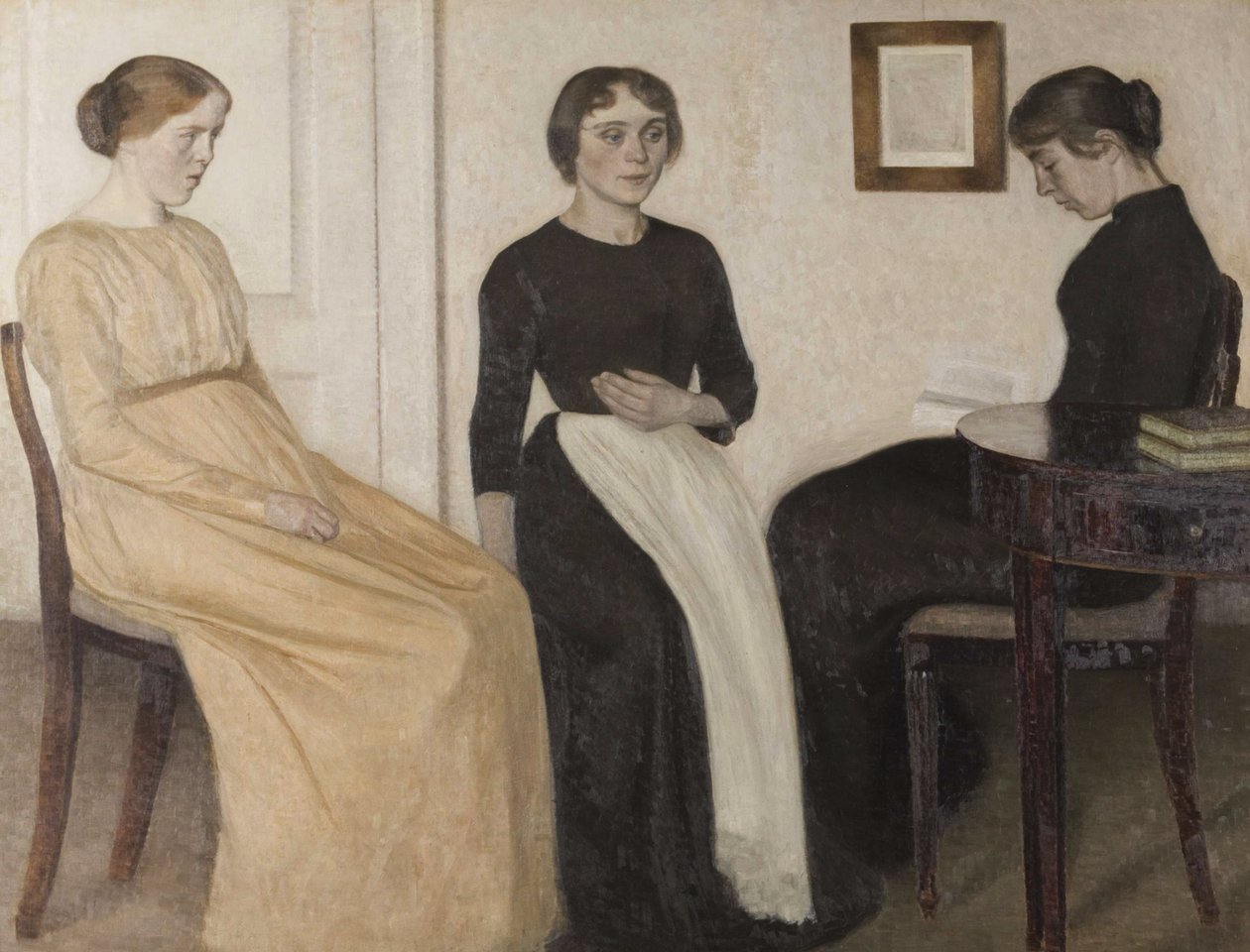 Tři mladé ženy, 1888. od Vilhelm Hammershøi