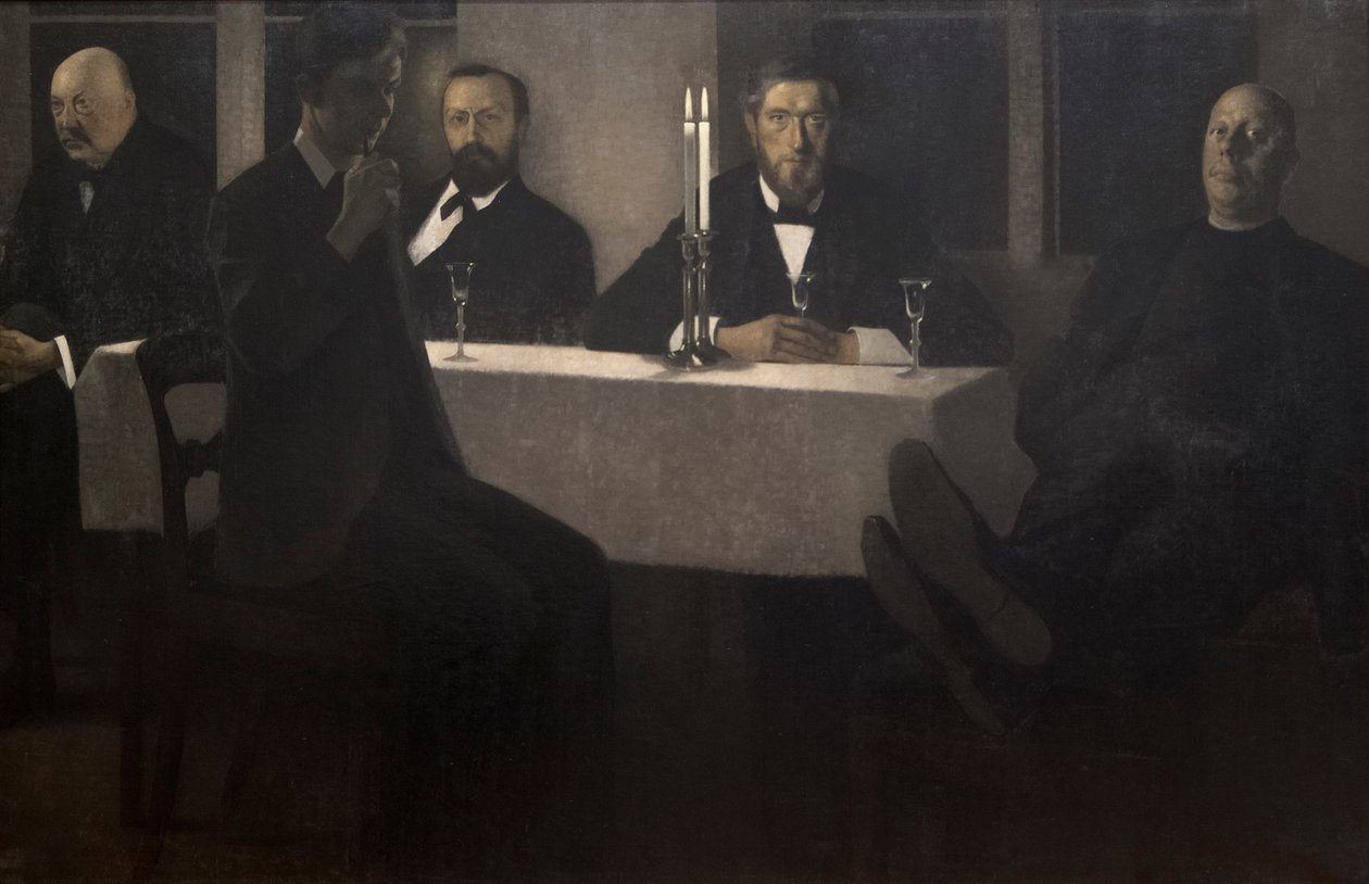 Pět portrétů od Vilhelm Hammershoi