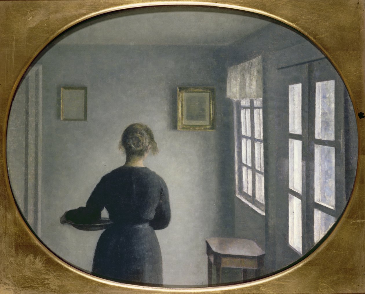 Interiér, 1910 od Vilhelm Hammershoi