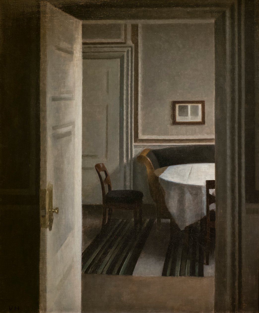 Interiér, Strandgade 30 od Vilhelm Hammershoi