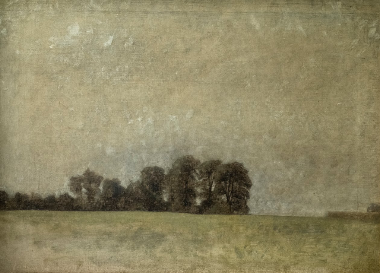 Krajina, 1909 od Vilhelm Hammershoi