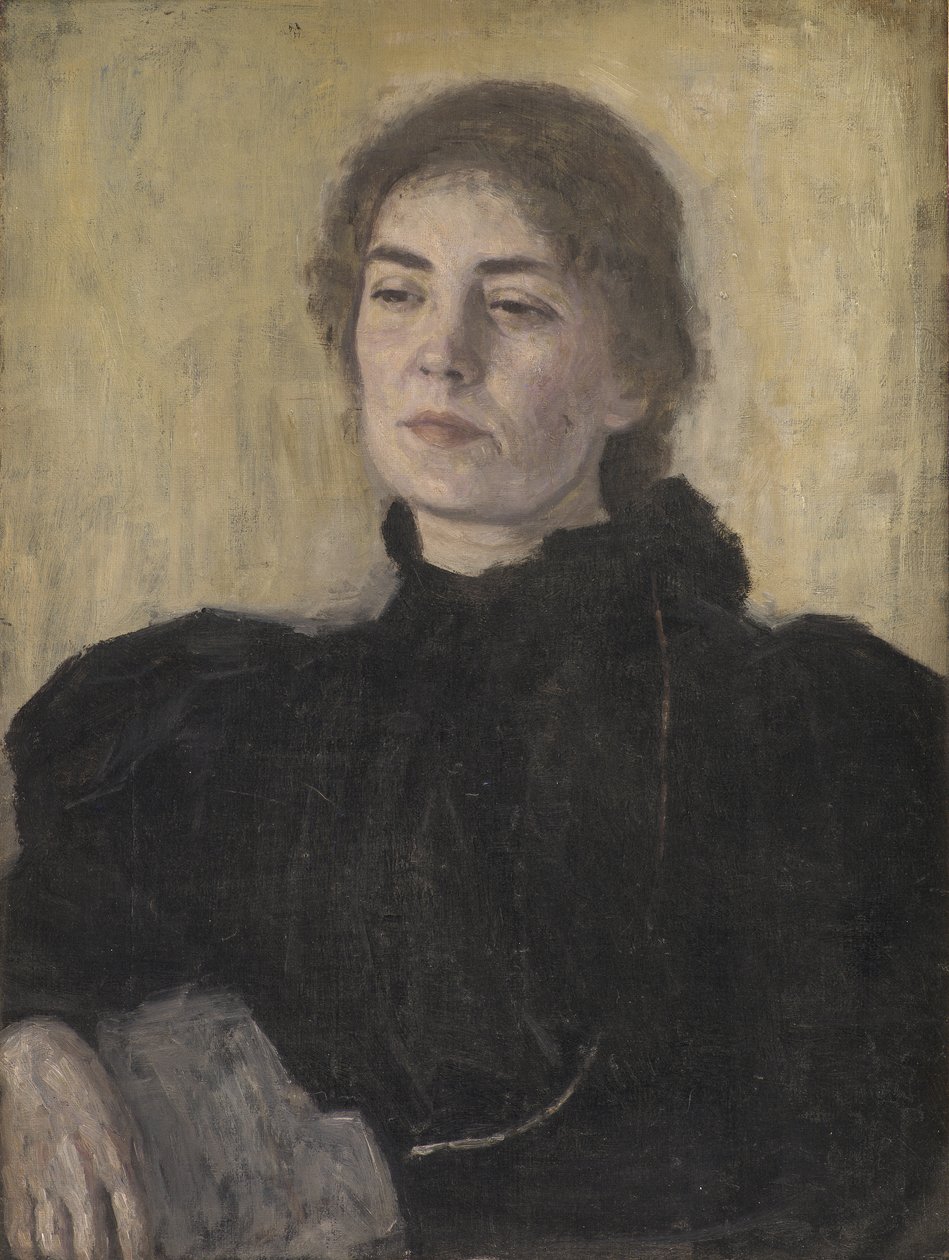 Portrét Thory Bendixové od Vilhelm Hammershoi
