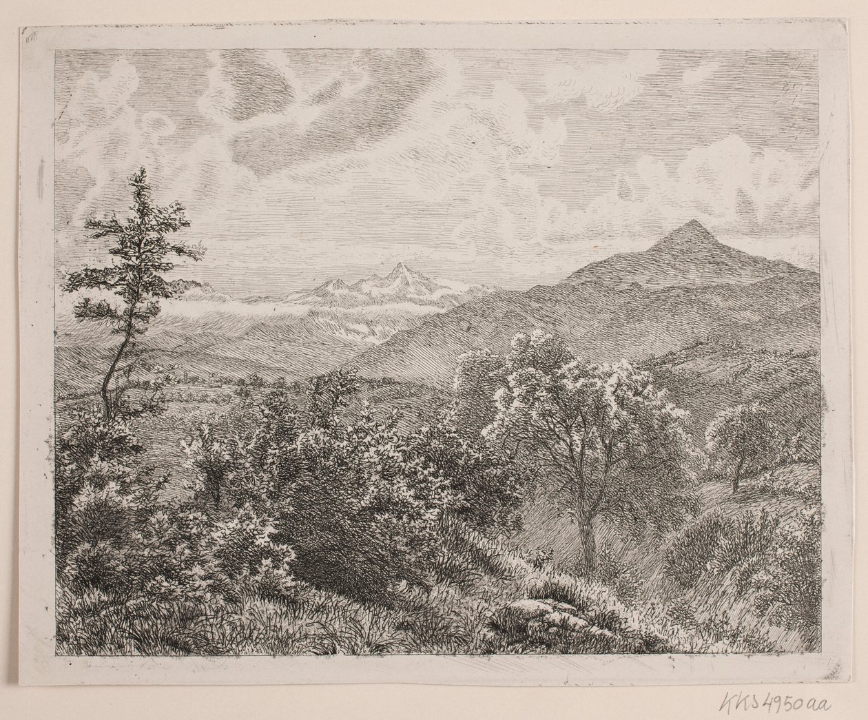 Vysokohorská krajina od Vilhelm Kyhn