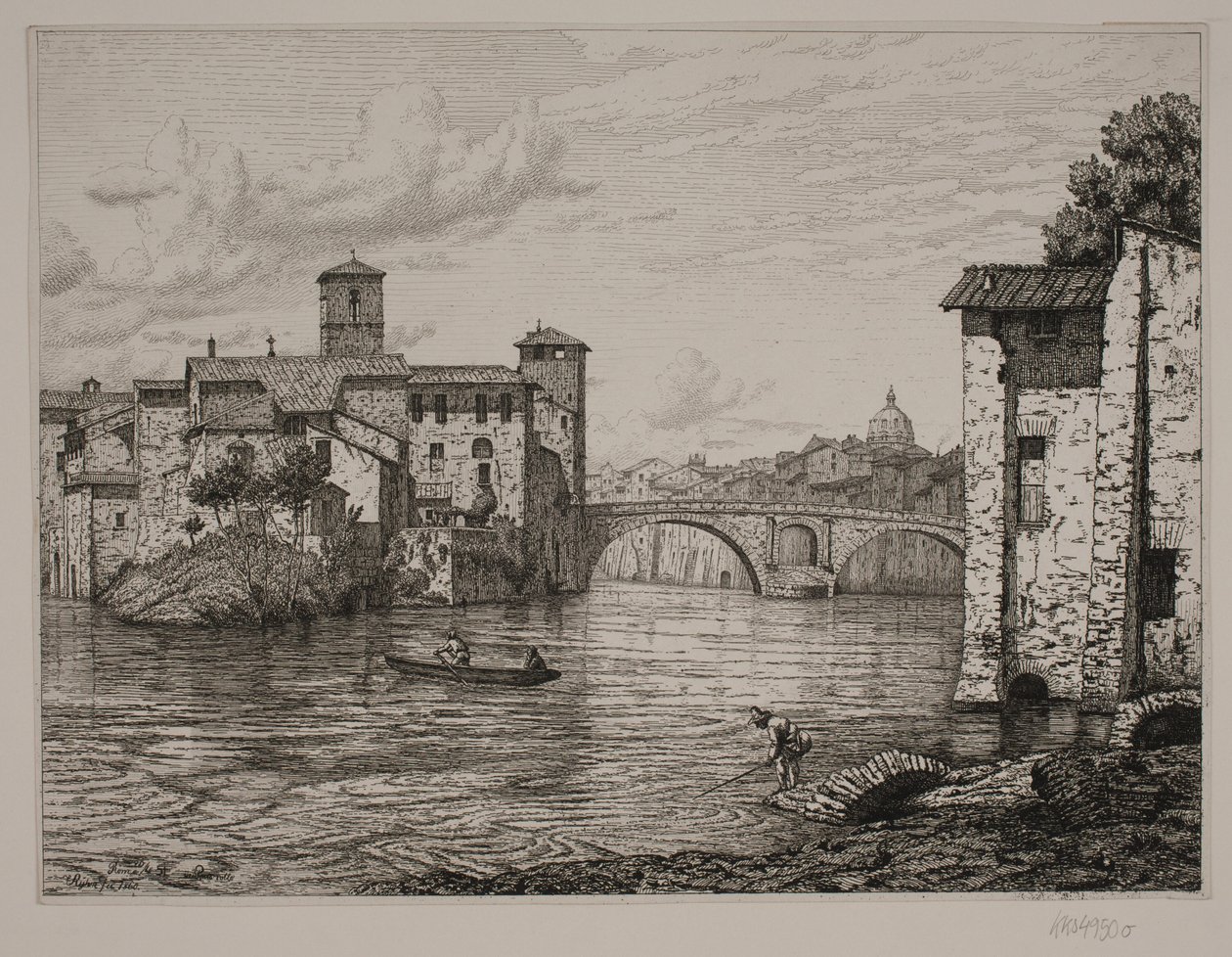 Odjeďte na Ponte Rotto i Rom od Vilhelm Kyhn