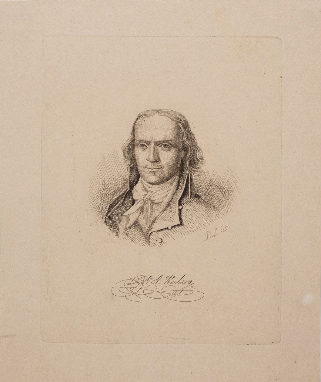 Portrét P. A. Heiberga od Vilhelm Kyhn