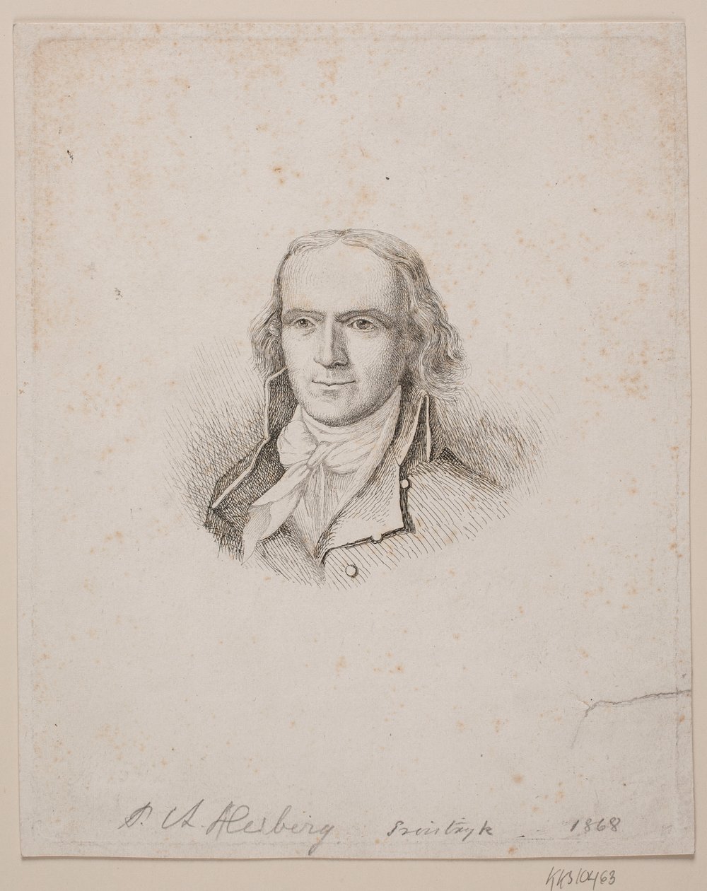 Portrét P. A. Heiberga od Vilhelm Kyhn