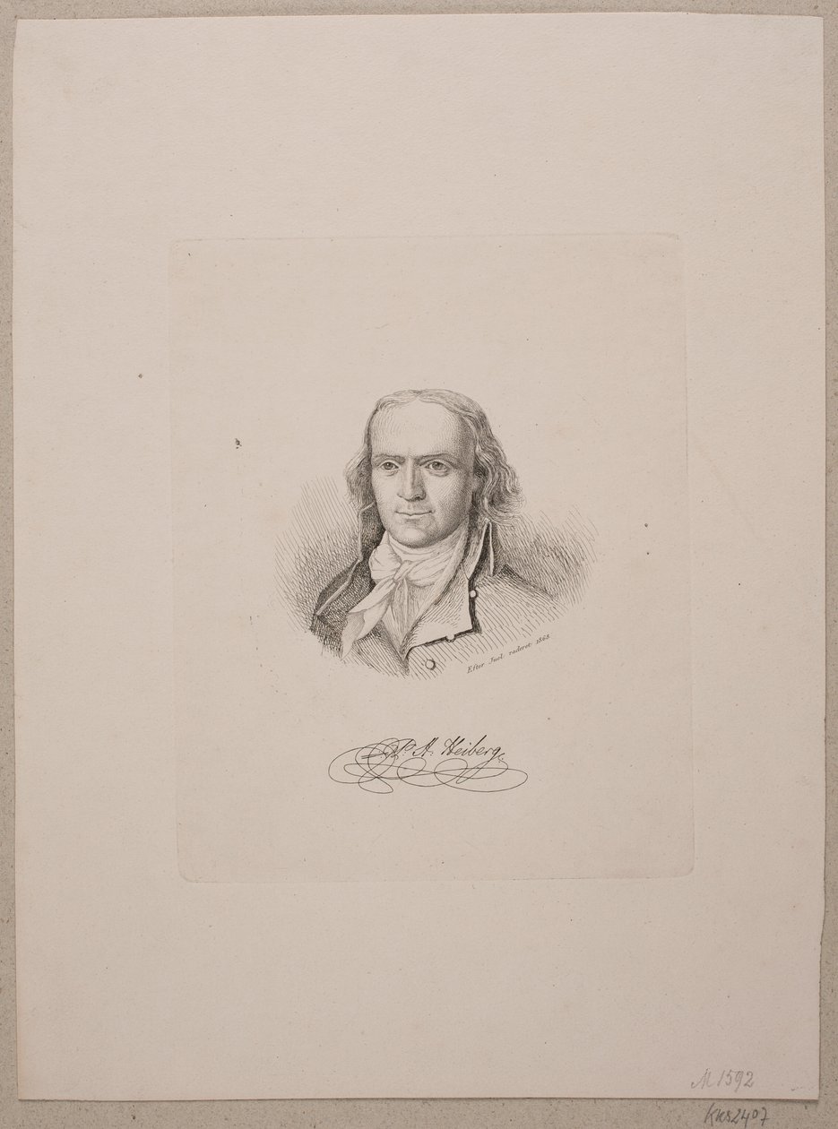 Portrét P. A. Heiberga od Vilhelm Kyhn
