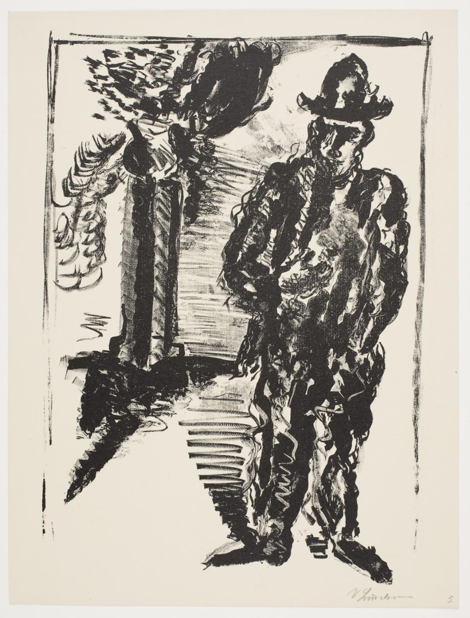 List z "Klingens Kunstnermappe č. 2" od Vilhelm Lundstrøm