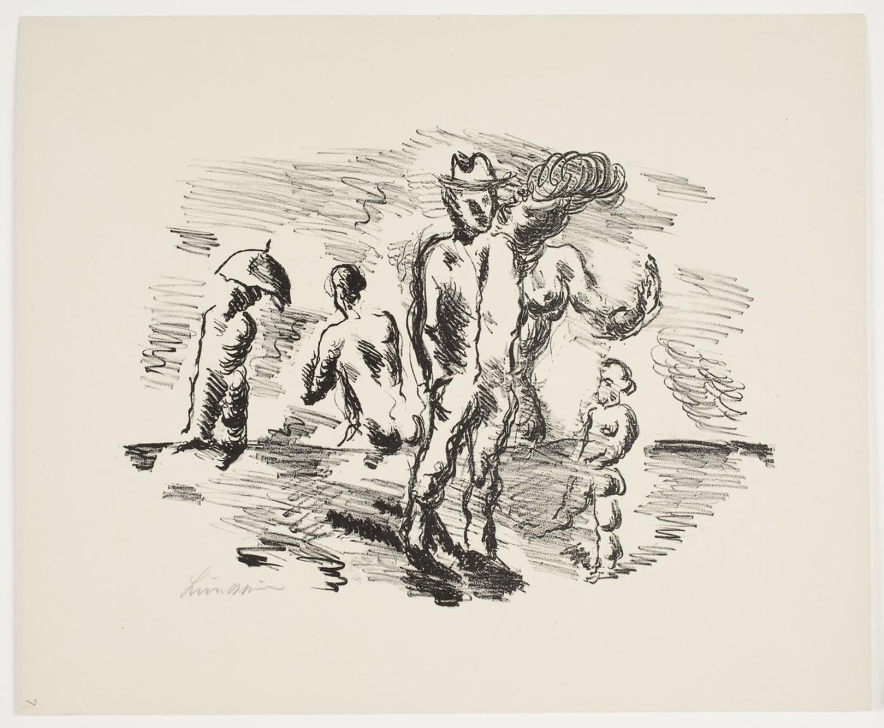 List z "Klingens Kunstnermappe č. 2" od Vilhelm Lundstrøm