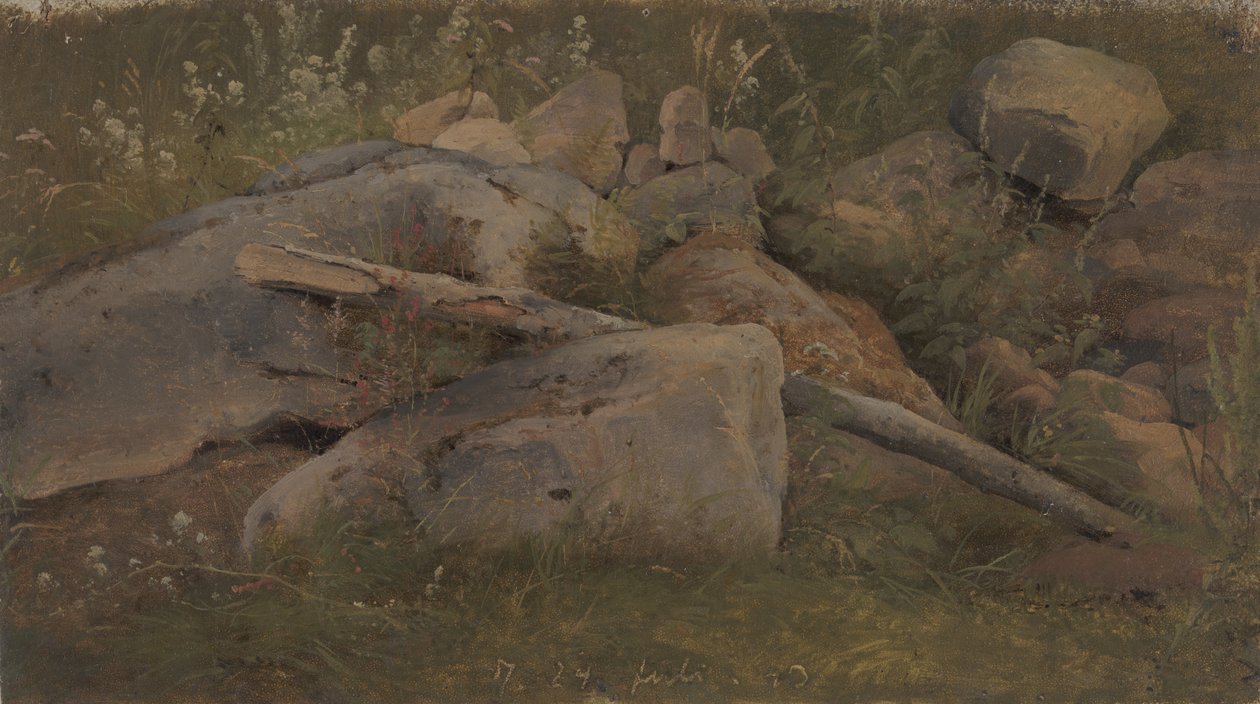 Studie kamenné hromady od Vilhelm Petersen