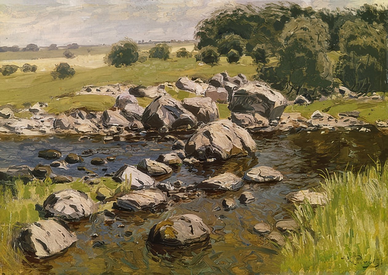 Krajina s kameny. Kolem roku 1910 od Vilhelms Purvitis