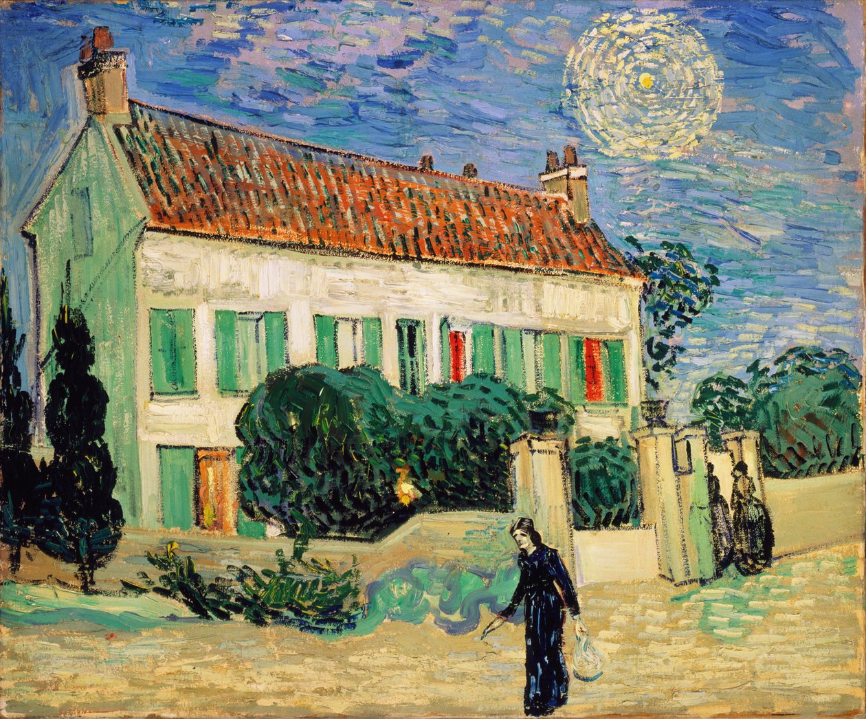Bílý dům v noci od Vincent van Gogh
