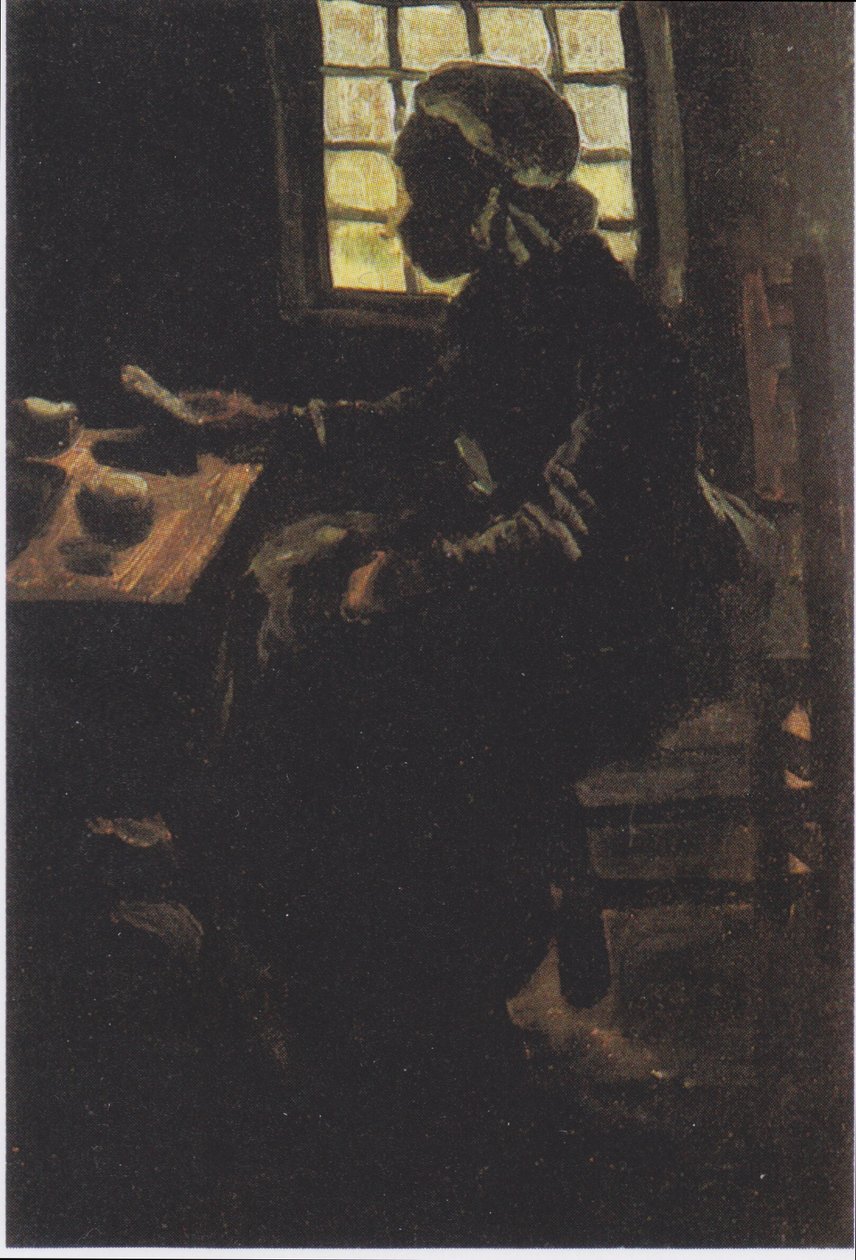 Farmářova manželka při jídle od Vincent van Gogh