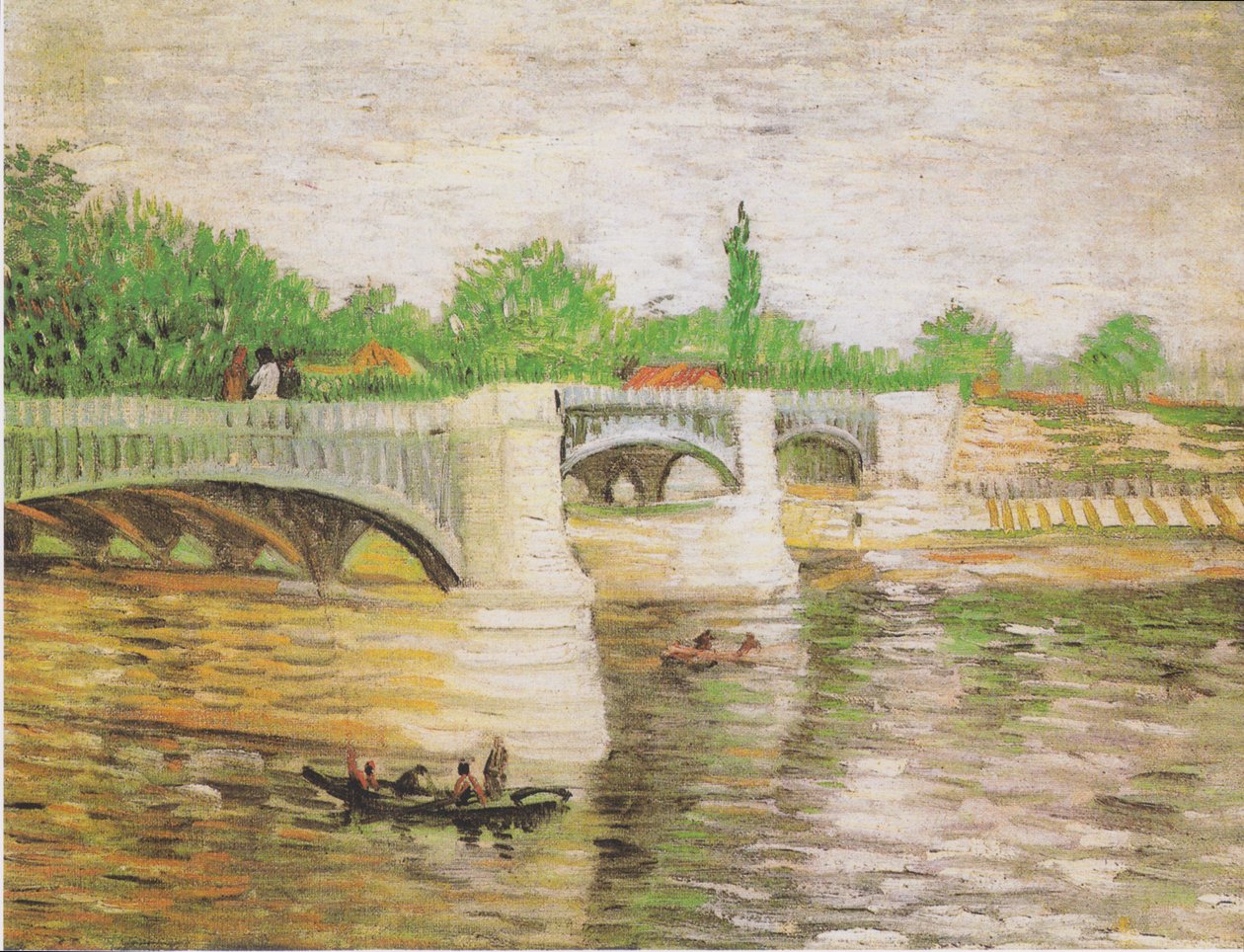 Seina s mostem Pont de la Grande Jatte od Vincent van Gogh