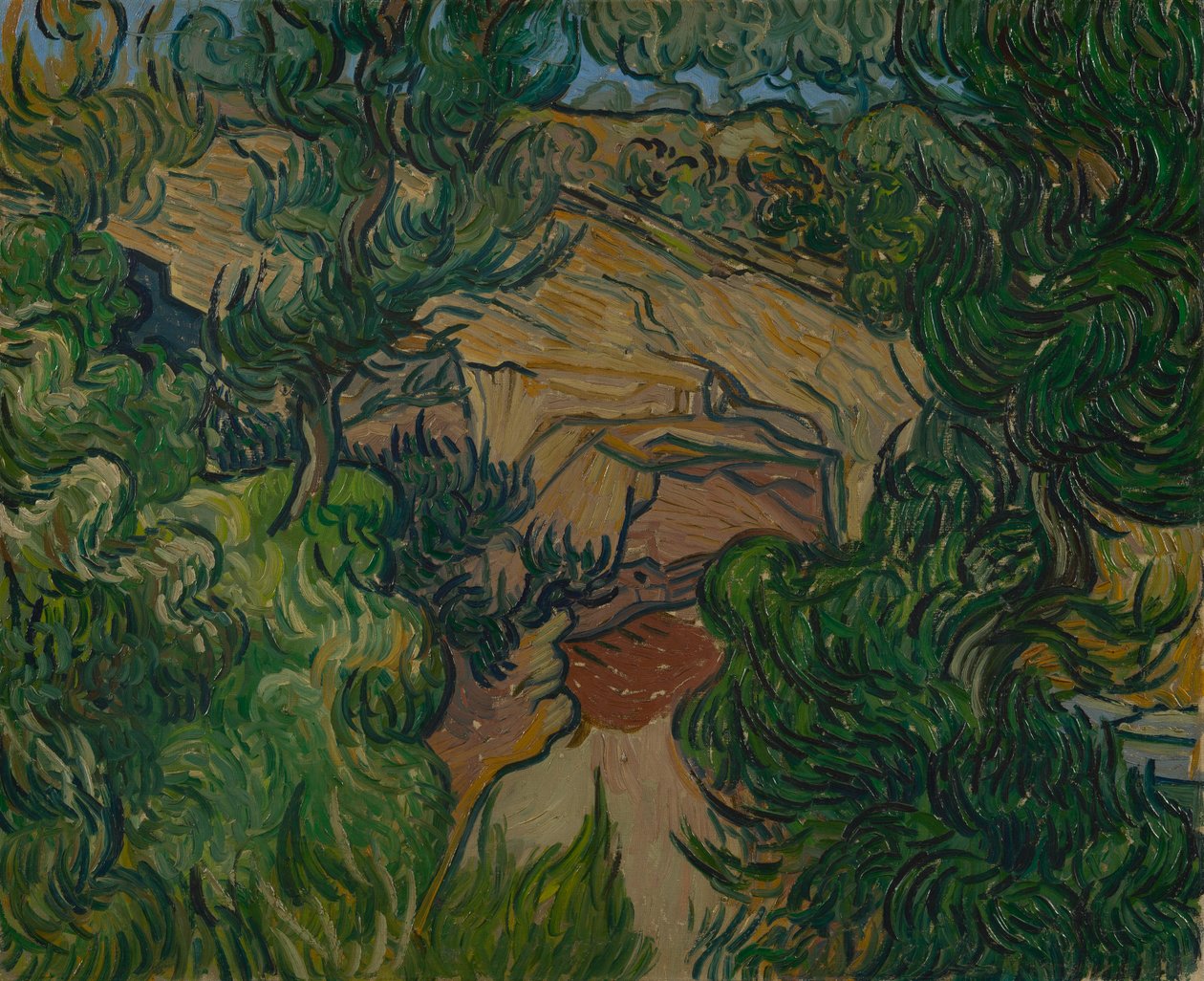 Vstup do lomu od Vincent van Gogh
