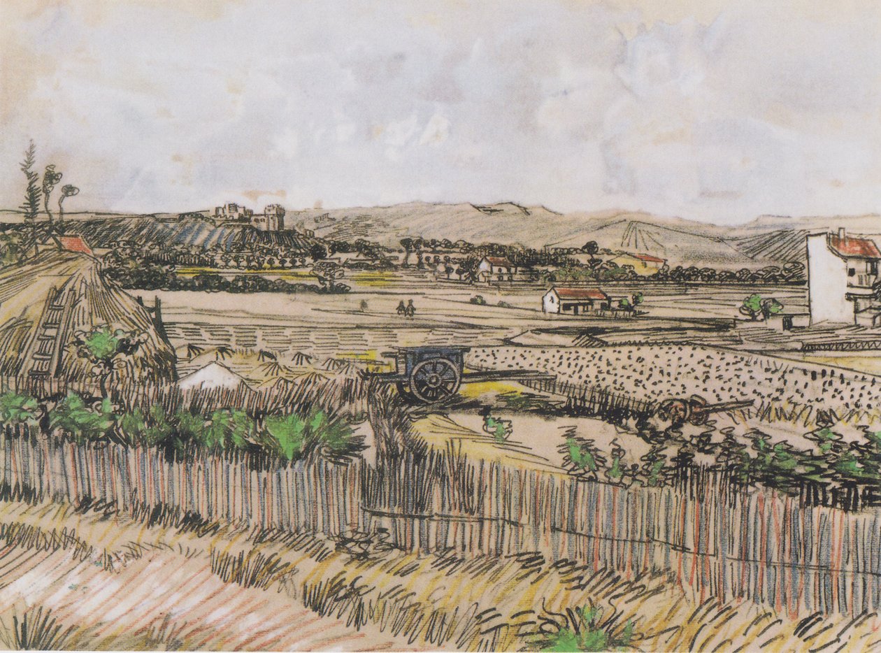 Sklizeň v Provence od Vincent van Gogh