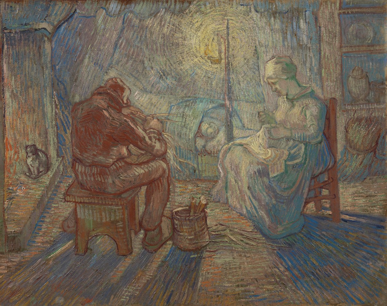 Večer (po prose) od Vincent van Gogh