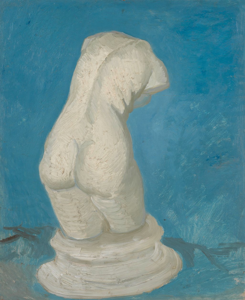 Sádrový trup (samice) ze zad od Vincent van Gogh