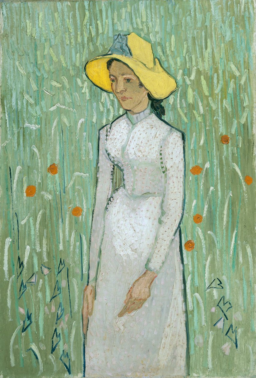 Dívka v bílém, 1890 od Vincent van Gogh
