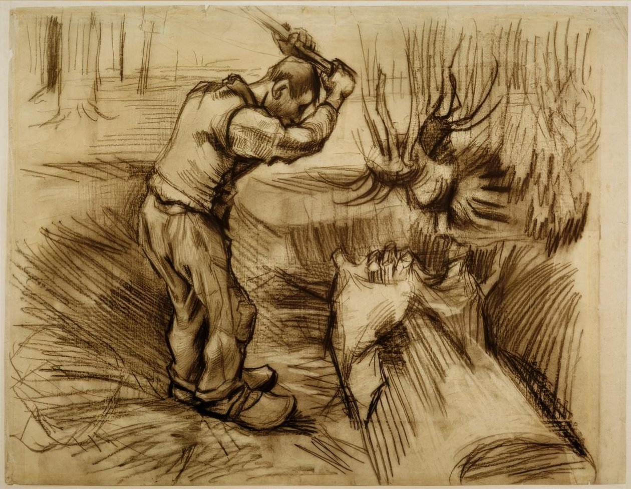 dřevorubec od Vincent van Gogh