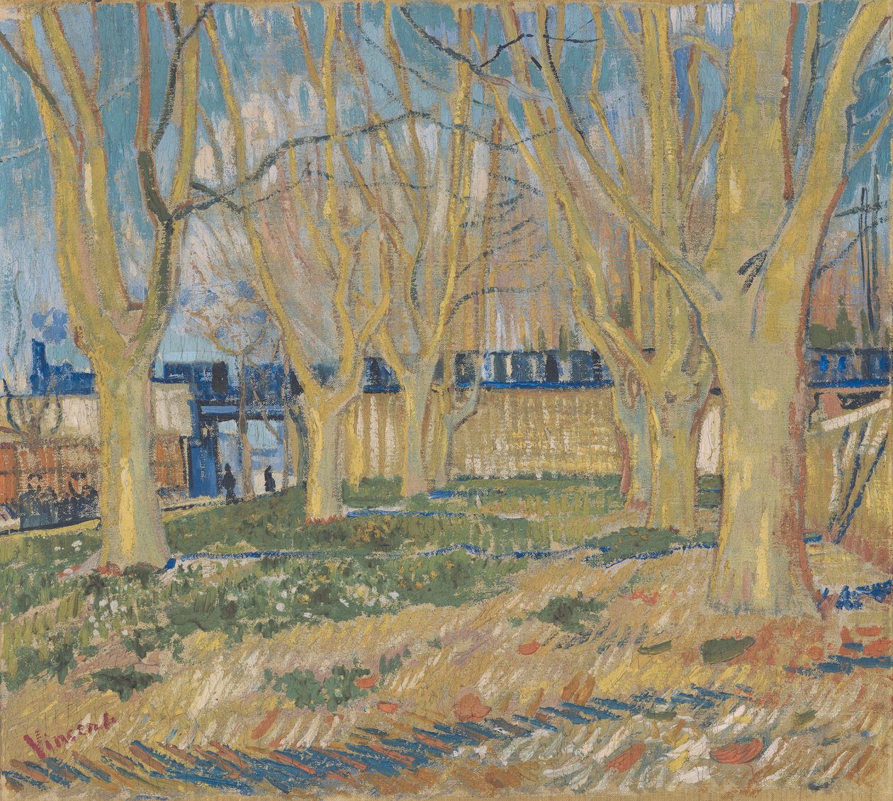 Modrý vlak od Vincent van Gogh