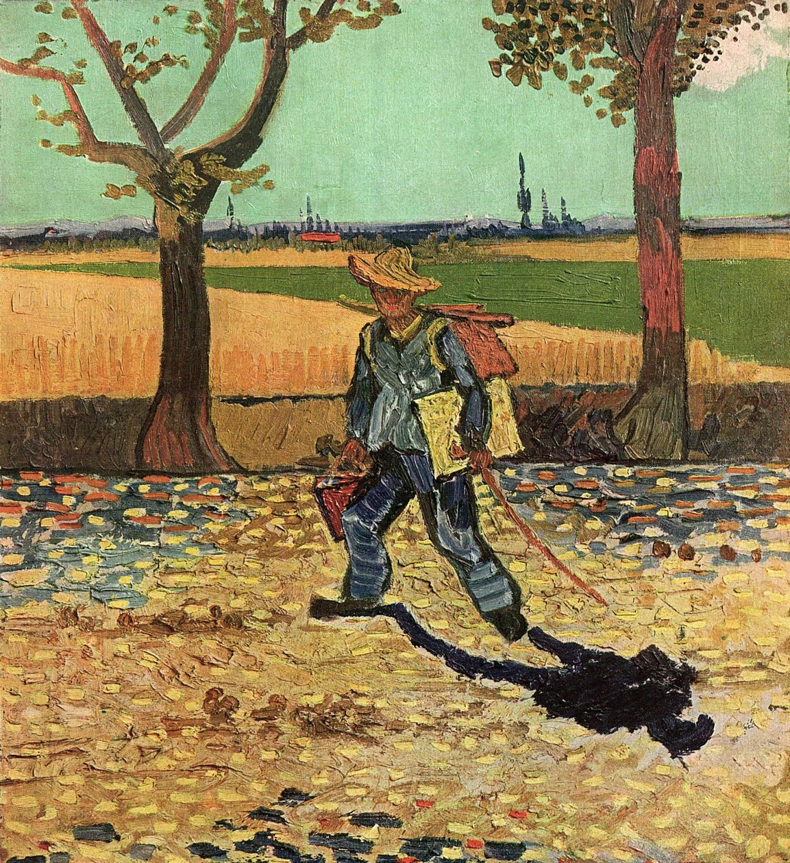 Muž s batohem, 1888 od Vincent van Gogh