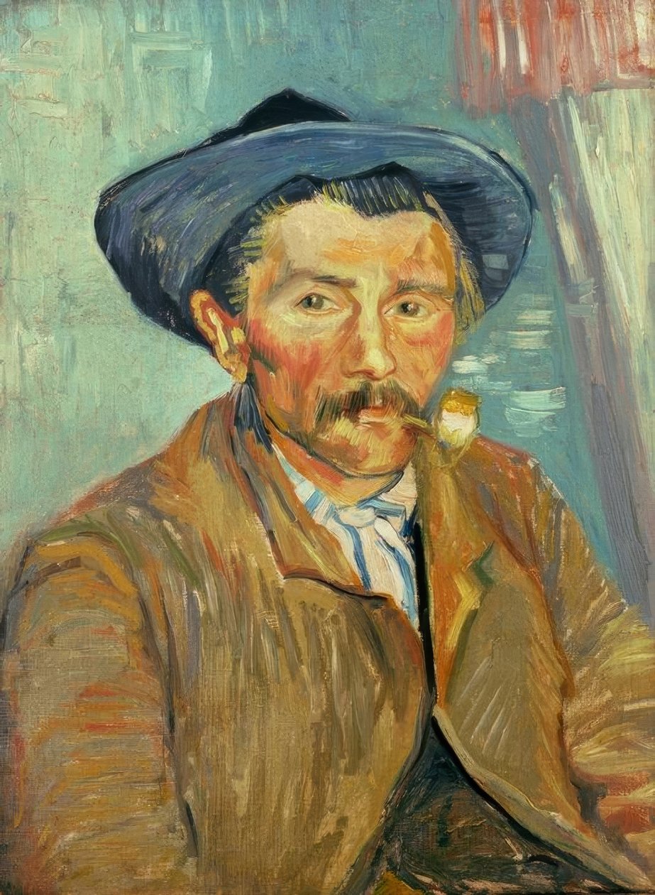 Muž s potrubím od Vincent van Gogh