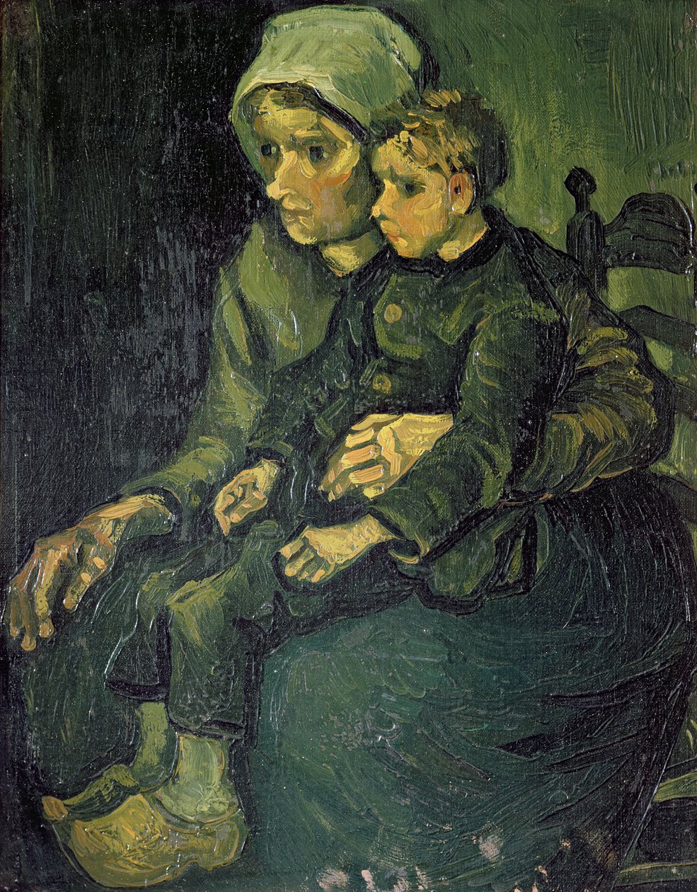 Matka a dítě, 1885 od Vincent van Gogh