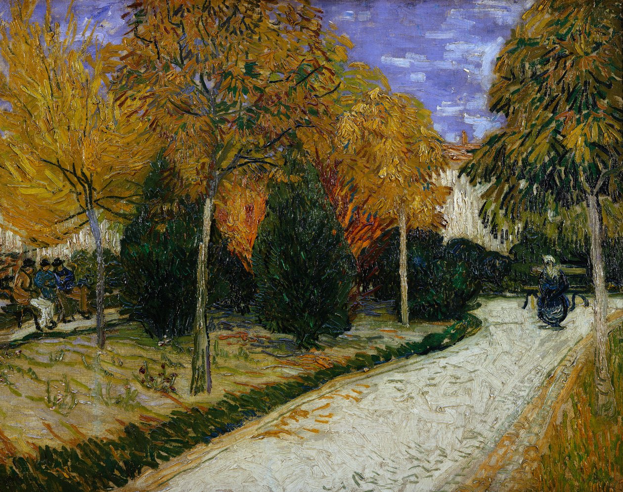 Cesta v parku v Arles, 1888 od Vincent van Gogh