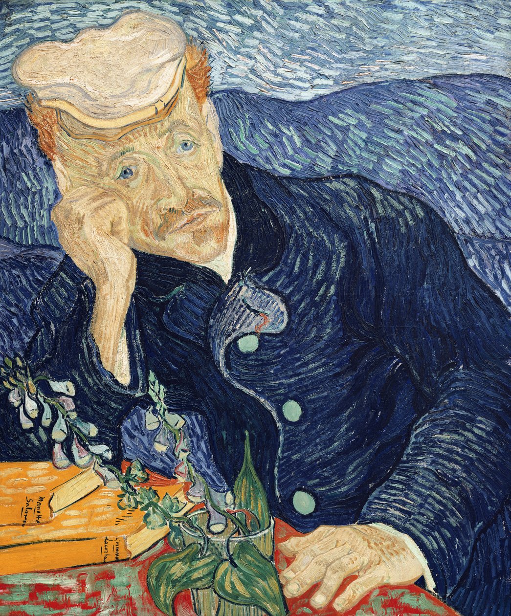 Portrét doktora Paula Gacheta od Vincent van Gogh