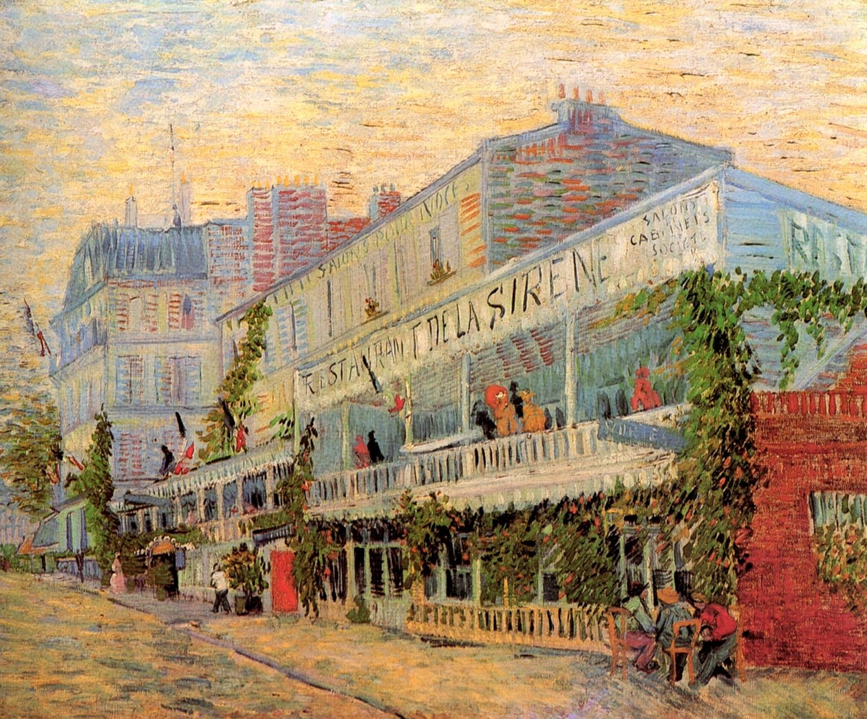 Restaurace De la Sirène v Asnières od Vincent van Gogh