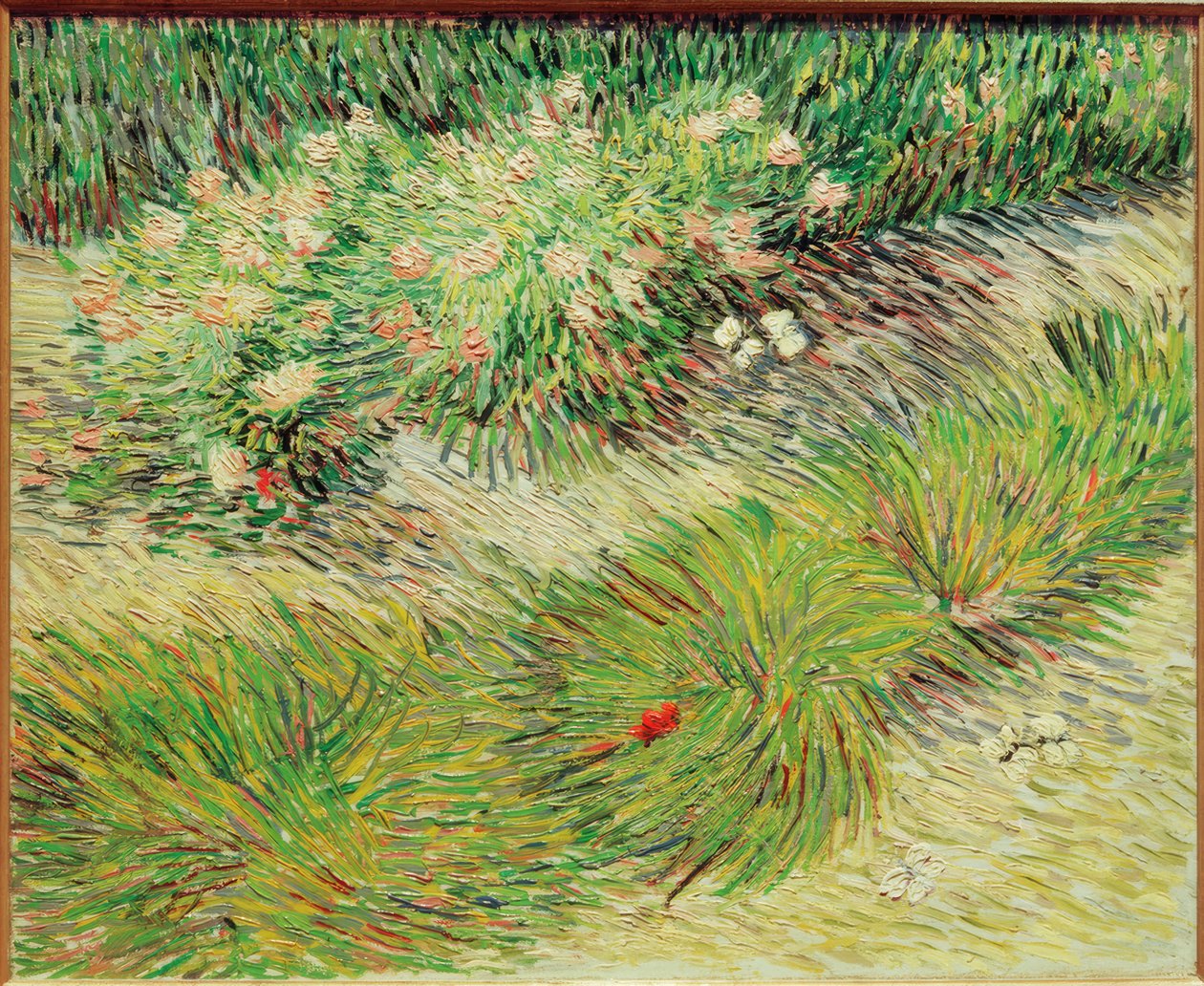 Motýli a květiny od Vincent van Gogh