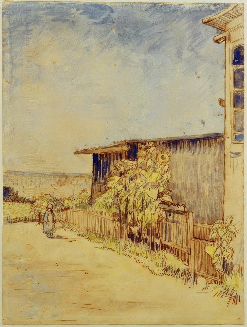 Bouda se slunečnicemi od Vincent van Gogh