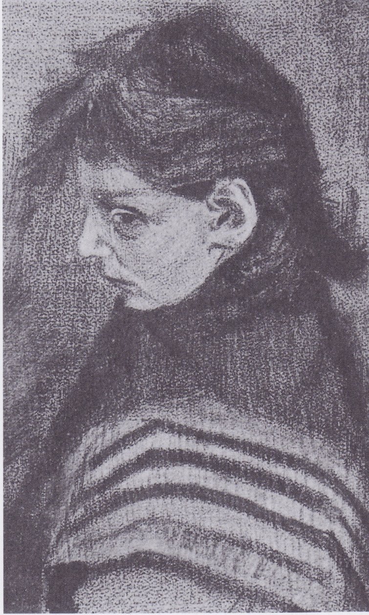 Sienova dcera s šátkem od Vincent van Gogh