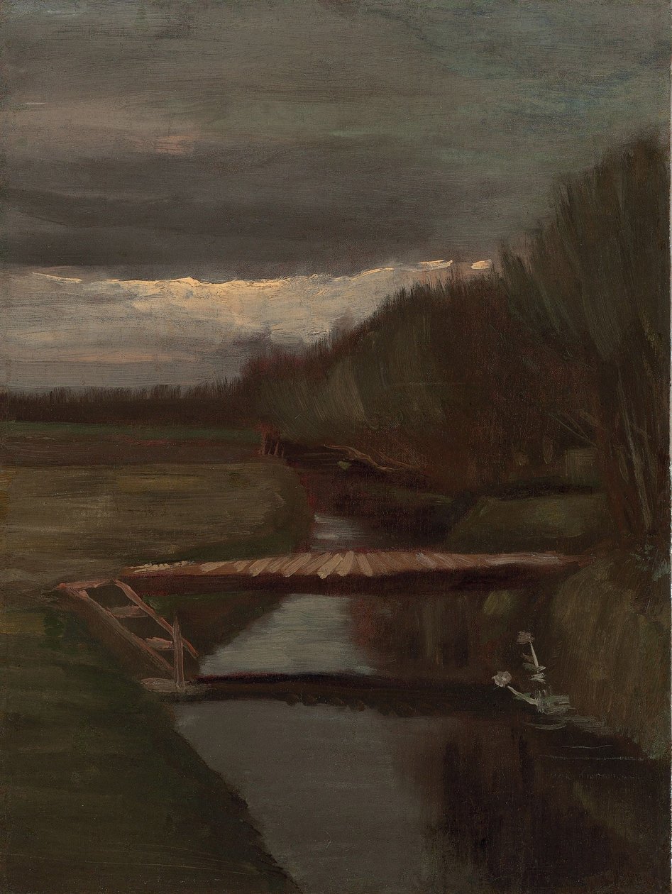 Příkop a malý most od Vincent van Gogh
