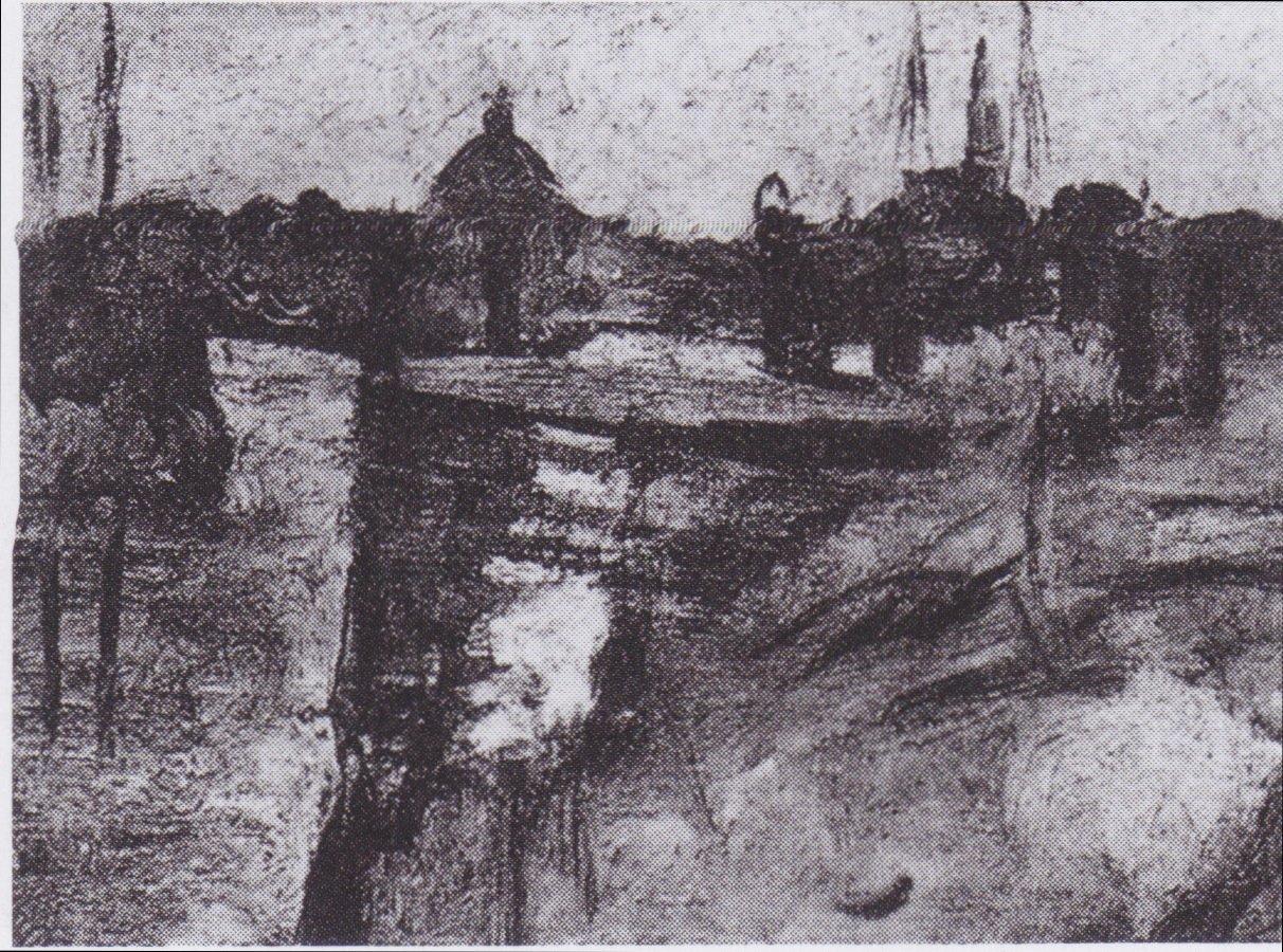 Pohled na město Amsterdam od Vincent van Gogh